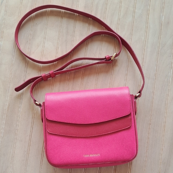 Vera Bradley Barbie Hot Pink Crossbody Bag with Adjustable Strap Mini Stylish - Picture 10 of 15